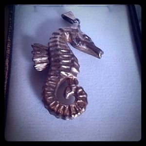 Gold Plated Sea Horse Pendant